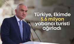 Türkiye, Ekimde 5.6 milyon yabancı turisti ağırladı