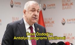 Ümit Özdağ'ın Antalya programı şekillendi