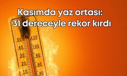 Kasımda yaz ortası: Adana’da 31 dereceyle rekor kırdı