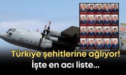 Türkiye şehitlerine ağlıyor! İşte en acı liste...
