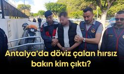 Antalya'da 1 milyon TL değerinde döviz çalan hırsız bakın kim çıktı?