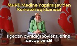 MHP’li Medine Yapılmışev’den Korkuteli açıklaması! İlçeden ayrıldığı söylentilerine cevap verdi!