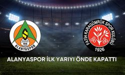Alanyaspor ilk yarıyı önde kapattı