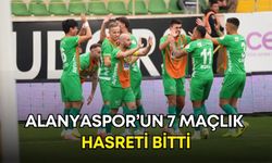 Alanyaspor’un 7 haftalık hasreti sona erdi