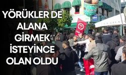 "Geçinemiyoruz" mitinginde gerilim! Yörükler de alana girmek isteyince olan oldu