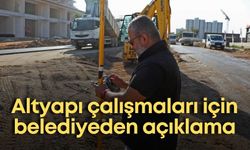 Antalya'da altyapı çalışmaları için belediyeden açıklama