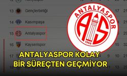Antalyaspor düşme hattına geriledi! Erol Bulut yine umut vermedi
