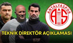 Antalyaspor’dan teknik direktör açıklaması