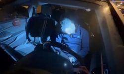 Direksiyon başında sızıp kaza yaptı