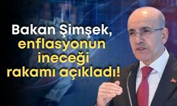 Bakan Şimşek, enflasyonun ineceği rakamı açıkladı!