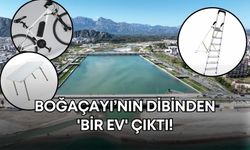 Antalya’da Boğaçayı’nın dibinden 'bir ev' çıktı!