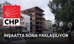 CHP'nin Antalya’daki hizmet binasının inşaatında sona doğru