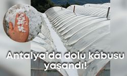 Antalya’nın batısını dolu vurdu! Geceyi şimşekler aydınlattı