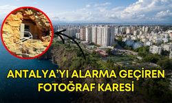 Antalya’da endişe veren fotoğraf! Olası bir deprem öncesi kritik uyarı