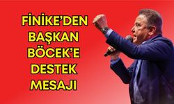 Finike’den Başkan Böcek’e destek mesajı