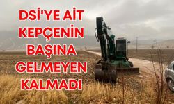 DSİ'ye ait kepçeyi çalıp, 2 saat sonra geri getirdiler!