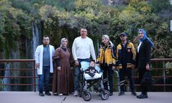 Mersin'de cam kemik hastası Kerim'in hayali gerçekleşti