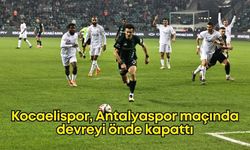 İzmit’te tempolu ilk yarı: Kocaelispor, Antalyaspor maçında devreyi önde kapattı