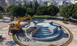 Konyaaltı'nda süs havuzları yeşil alana dönüyor!