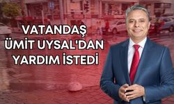 Muratpaşa'da yolları su bastı, vatandaş Ümit Uysal'dan yardım istedi