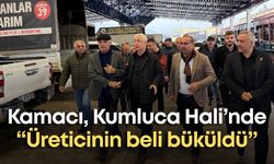Nail Kamacı, Kumluca'da çiftçiye sahip çıktı: Üreticinin beli büküldü