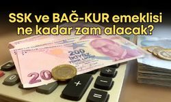 SSK ve BAĞ-KUR emeklisi ne kadar zam alacak?