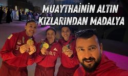 Muaythainin altın kızlarından altın madalya