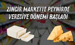 Zincir markette peynirde veresiye dönemi başladı