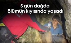 Antalya'da 5 gün dağda ölümün kıyısında yaşadı