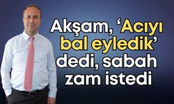 Yasin Arslan, akşam şiirli mesaj verdi, sabah zam istedi!