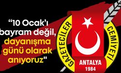 AGC: "10 Ocak’ı bayram değil, dayanışma günü olarak anıyoruz"