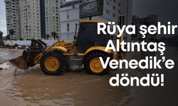 Rüya şehir Altıntaş Venedik’e döndü! “Deniz vatandaşın ayağına geldi” dedirtti!