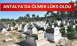 Antalya’da ölmek bile artık lüks!
