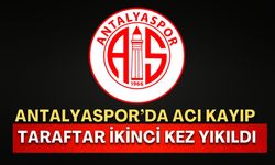 Antalyaspor yasa boğuldu