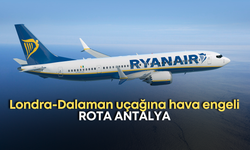 Ryanair uçağı hava muhalefeti nedeniyle Antalya'ya yöneldi