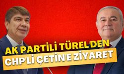 İki eski ATSO Başkanı bir arada! AK Partili Türel'den CHP'li Çetin'e ziyaret