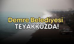 Demre Belediyesi yağış ve fırtınaya karşı teyakkuzda