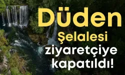 Fırtına nedeniyle Düden Şelalesi ziyarete kapatıldı
