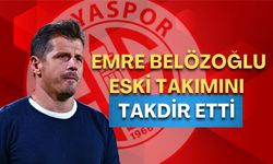 Emre Belözoğlu, eski takımını takdir etti: “Antalyaspor daha iyi oynadı”