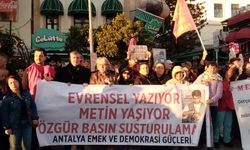 Gazeteci Metin Göktepe Antalya’da anıldı…