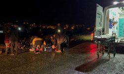 Gazipaşa’da yağmur kazası! Motosiklet yoldan çıktı