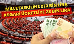 Milletvekiline 273 bin lira asgari ücretliye 28 bin lira!