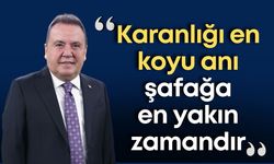 Muhittin Böcek: “Karanlığın en koyu anı şafağa en yakın zamandır”