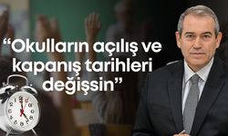 Antalya’dan dikkat çeken çağrı! Okulların açılış ve kapanış tarihleri değişsin