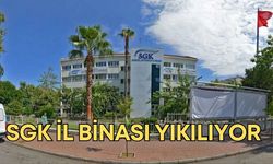 Antalya’da bir kamu binası daha yıkılıyor! Sıra SGK binasında!