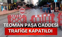 Antalya’da Teoman Paşa Caddesi'nde çalışmalar sürüyor