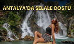 Gündoğmuş Uçansu şelalesi coştu!