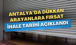 Antalya Valiliği, Muratpaşa'daki dükkanı ihaleyle kiraya verecek