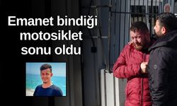 Antalya'da emanet bindiği motosiklet sonu oldu