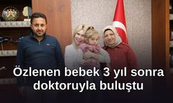 Rahim nakli mucizesi: Özlenen bebek 3 yıl sonra doktoruyla buluştu